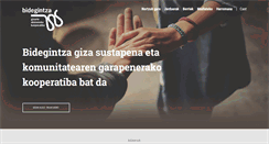 Desktop Screenshot of bidegintza.org